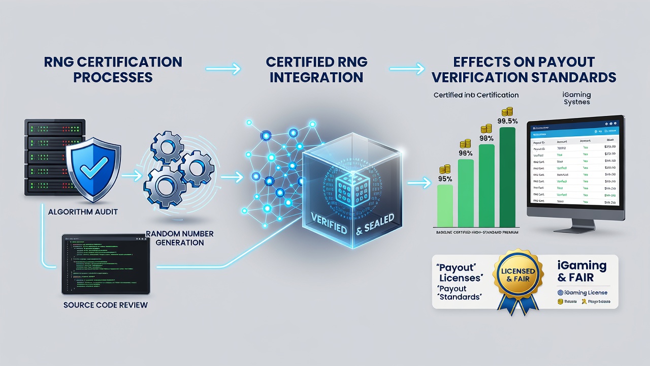 Analyse von Auszahlungsverifizierungsstandards mit Diagrammen zu verschiedenen Walzenformaten und RNG-Datenströmen